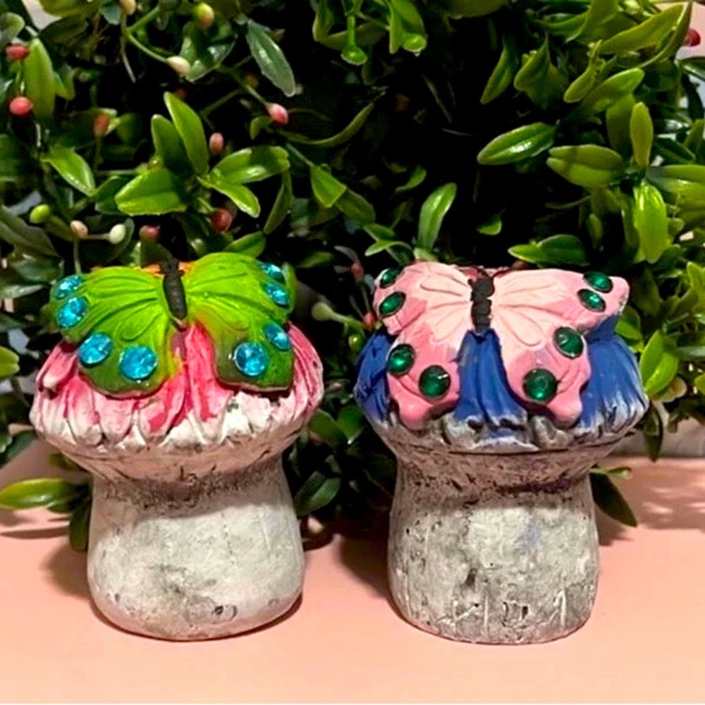🍄 CERAMIC MUSHROOM SET 🍄